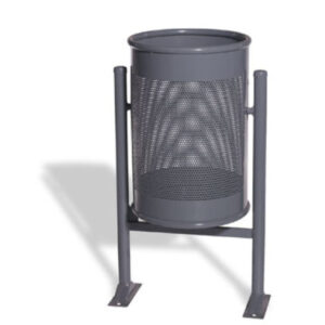 Papelera Barcelona fabricada en acero de primera calidad y pintada al horno